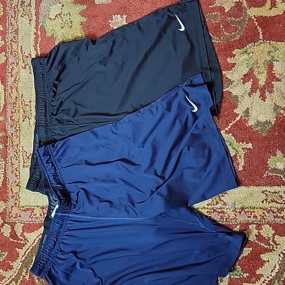 Nike Other - 2 Nike Dri-fit navy & black basketball shorts